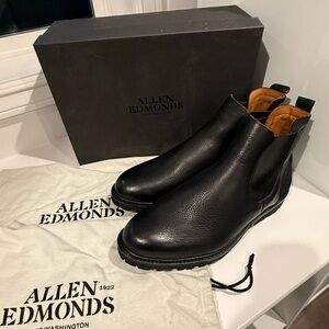 Allen Edmonds Black Discovery Leather Men's Chelsea Boots 13 EEE 4939